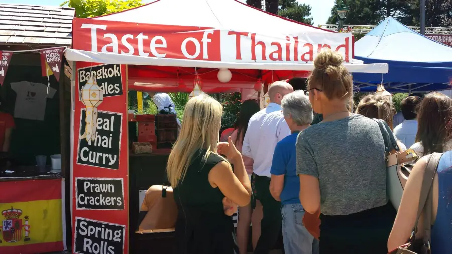 Taste of Thailand stall at a Bournemouth event