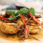 Recipe card for Thai Son-in-Law Eggs with tamarind sauce