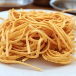 Dry Wheat Noodles Ready to Cook