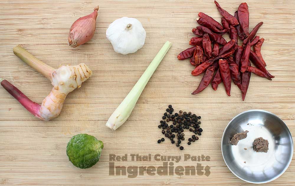 Thai Red Curry Paste Ingredients