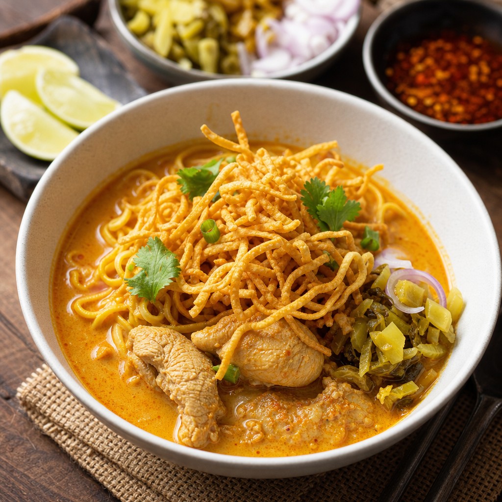 Khao Soi - Northern Thai coconut curry noodle soup