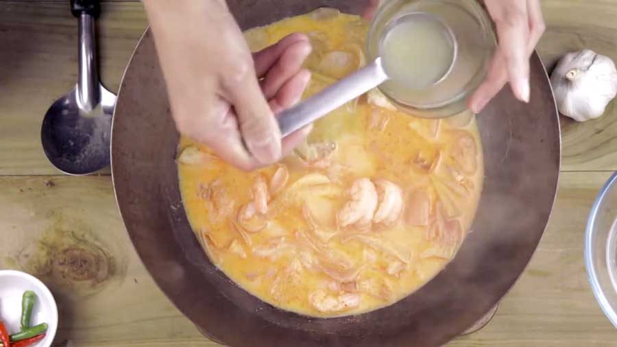 Add the lime juice
