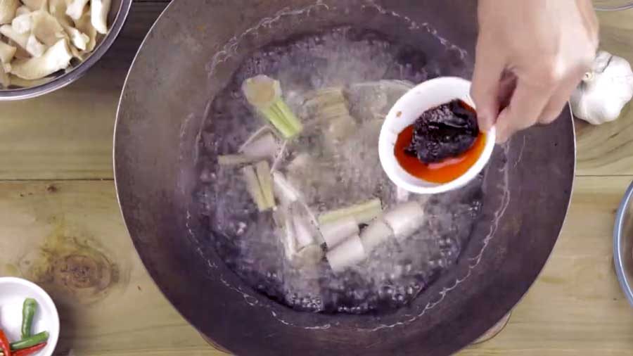 Add the chilli paste