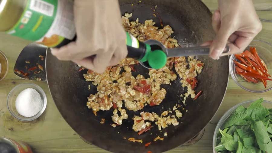 Add the seasoning sauce