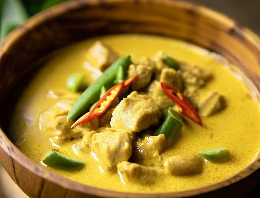 Mild yellow Thai curry