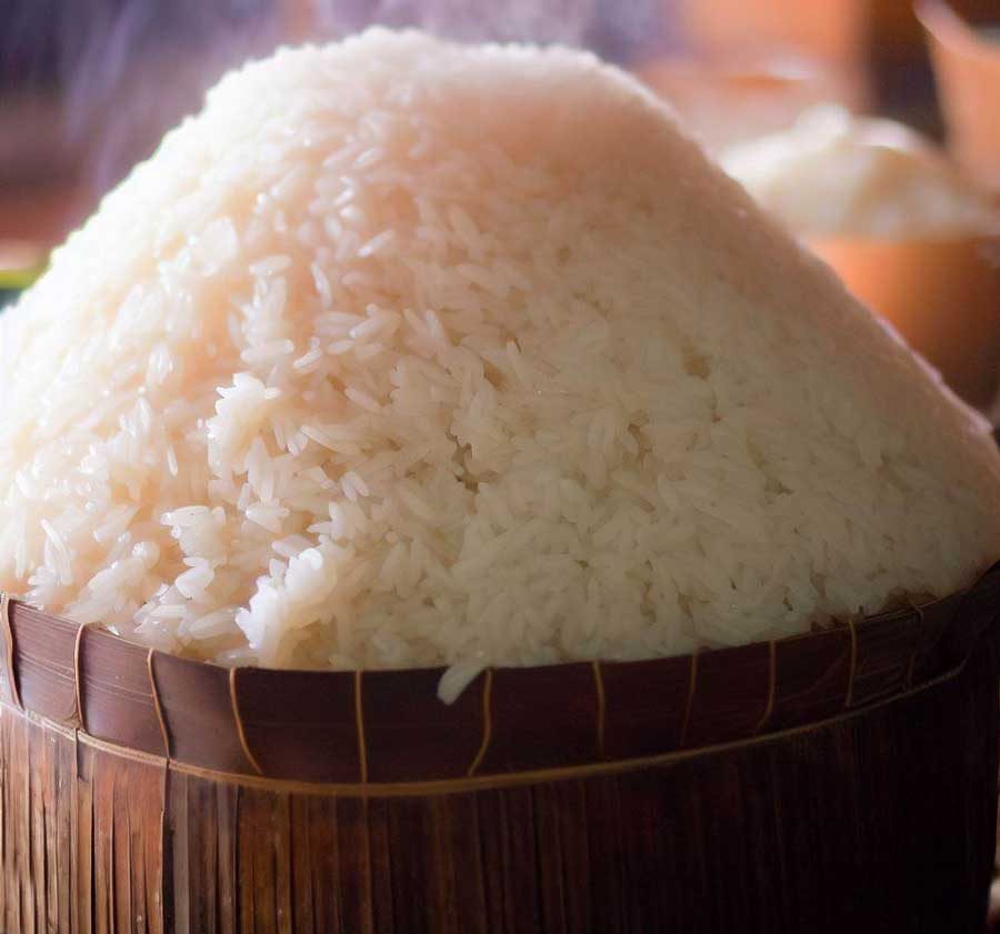 Sticky rice - The second most popular rice in Thailand